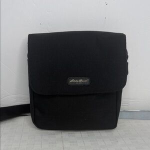 Eddie Bauer Black Messenger Bag